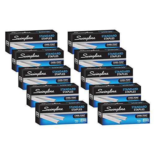 Swingline Staples, Standard Staples for Desktop Staplers, 1/4" Length, 210/Strip, for Daily Use